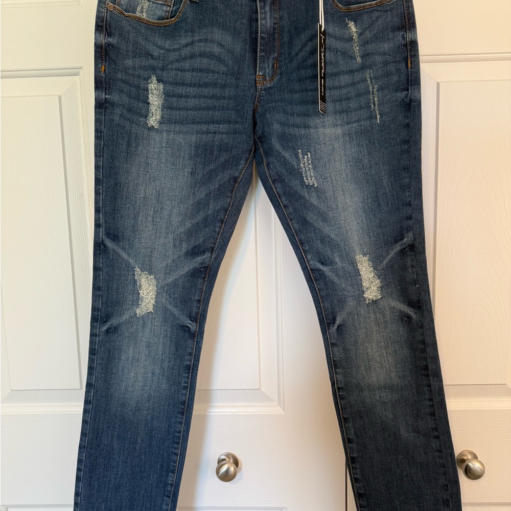 Nine Planet Medium Stone Skinny Jeans, Size 13 NWT
